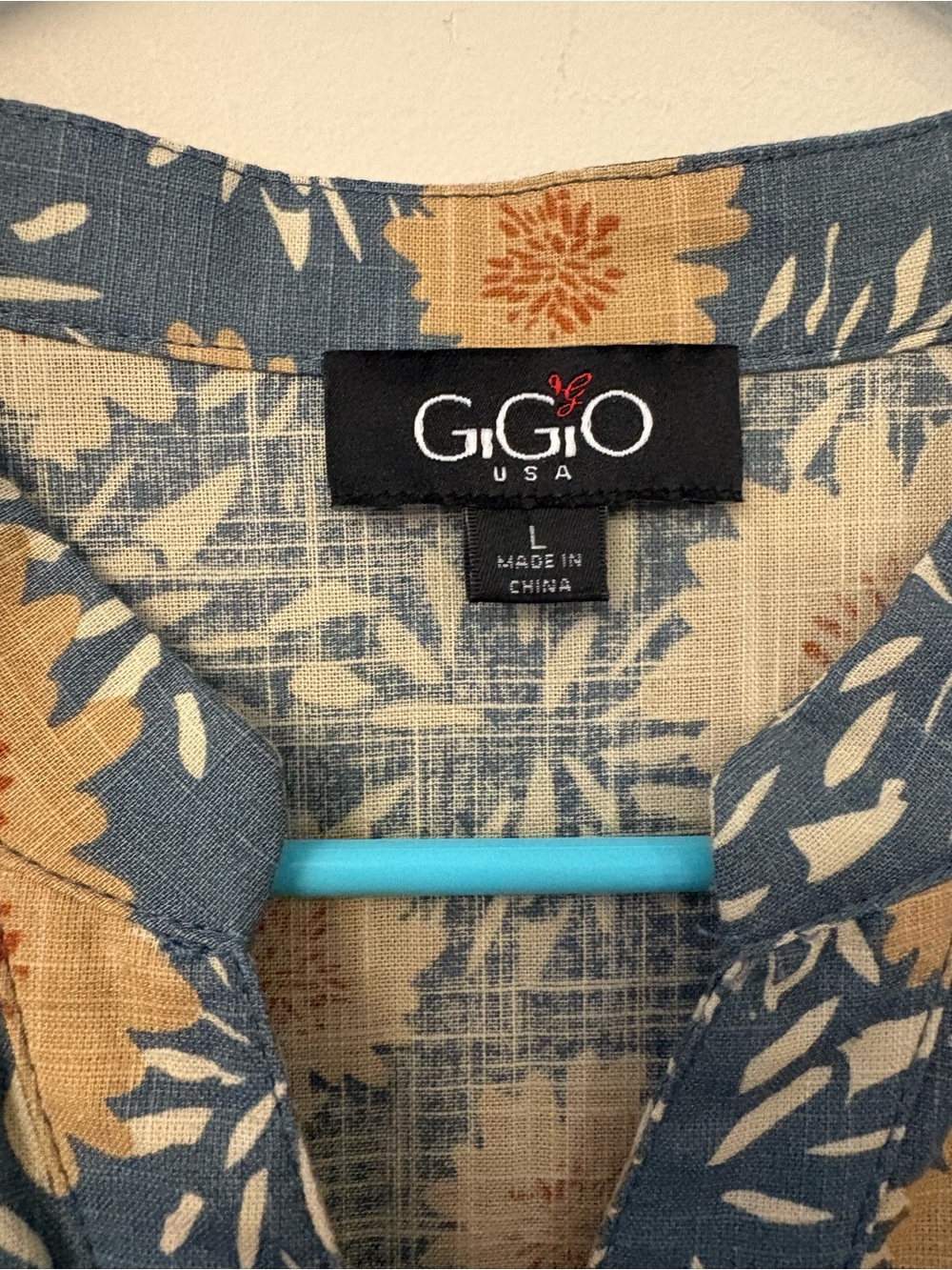 GiGio Floral Ruffle Mini Dress in Blue and Yellow - Picture 2 of 7